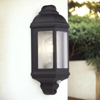 Lampe murale dextérieur IP44 E27 noir...