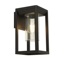 Applique murale extérieure Noir mat Clair IP44 H :...