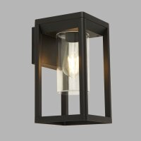 Applique murale extérieure Noir mat Clair IP44 H :...