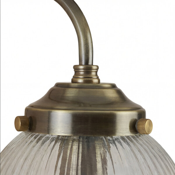 Lampe de miroir avec interrupteur IP44 E14 en laiton antique