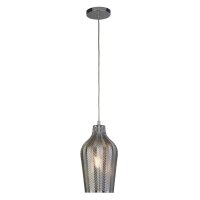 Lampe à suspendre verre fumé E27 Ø...