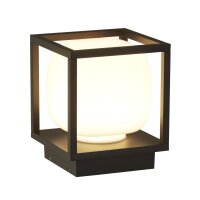 Lampe dextérieur LED IP54 noire blanche 15 cm 3000...