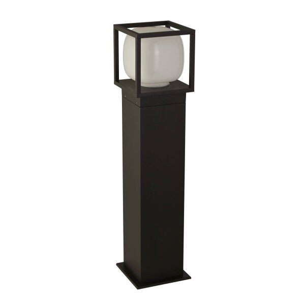 Borne déclairage LED 65 cm IP54 noir blanc 3000 K 746 lm