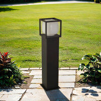 Borne déclairage LED 65 cm IP54 noir blanc 3000 K...