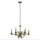 Lustre salle à manger Ø 56 cm en laiton antique 6 branches E14
