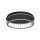 Plafonnier LED rond Ø 60 cm noir blanc 3000 K 861 lm