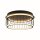 Plafonnier LED rond noir blanc 3000 K 1074 lm D : 40 cm