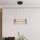 Suspension LED Ring Ø 38 cm Noir Blanc 3000 K 1976 lm