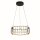 Suspension LED Ring Ø 38 cm Noir Blanc 3000 K 1976 lm