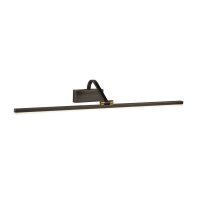 Lampe à tableau LED en noir et or antique 3000 K L...