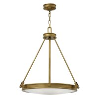 Elégante lampe à suspendre GRACIA en laiton...