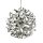 Suspension chrome D : 60 cm Métal 6x G9 décoratif