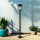 Lampadaire extérieur IP44 Anthracite E27 97 cm Aluminium