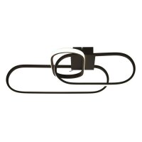 Plafonnier LED noir 3000/4500/6500 K 1812 lm métal