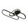 Plafonnier LED noir 3000/4500/6500 K 1812 lm métal
