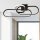 Plafonnier LED noir 3000/4500/6500 K 1812 lm métal