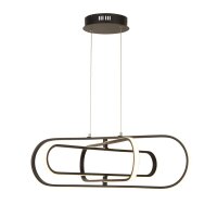 Lampe à suspendre LED noire couleur de...