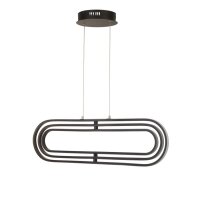 Lampe à suspendre LED noire couleur de...