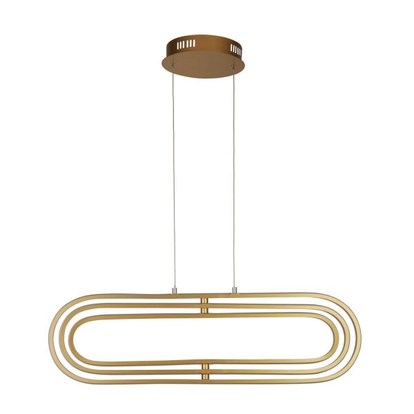 Suspension LED en or 3000/4500/6500 K L : 80 cm