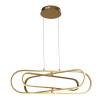 Suspension LED en or 3000/4500/6500 K L : 80 cm