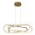 Suspension LED en or 3000/4500/6500 K L : 80 cm