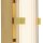 Applique LED IP44 verre métal doré 43 cm salle de bain miroir