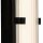 Lampe LED pour miroir IP44 verre H : 43 cm clair noir 3000 K