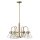 Lampe &agrave; suspendre salle &agrave; manger verre m&eacute;tal design industriel