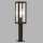 Lampe dextérieur IP44 E27 45 cm noir verre acier inoxydable Moderne