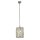 Suspension cristal E27 D : 22 cm Chrome Clair Art D&eacute;co