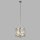 Suspension ronde Ø 38 cm cristal en chrome clair 3x E27
