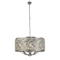 Suspension Art D&eacute;co &Oslash; 65 cm rond 8x E14...