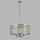 Suspension Art Déco Ø 65 cm rond 8x E14 abat-jour cristal