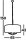 Suspension Art Déco Ø 65 cm rond 8x E14 abat-jour cristal