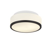 Plafonnier de salle de bain Ø 23 cm rond verre...