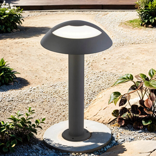 Lampe dextérieur à LED Jardin 45 cm IP44 Anthracite 4000 K 505 lm