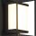 Applique LED salle de bain IP44 noir blanc 3000 K H : 10 cm