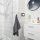 Applique LED salle de bain IP44 noir blanc 3000 K H : 10 cm