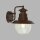 Lampe dextérieur murale IP44 H : 27 cm E27 Marron Verre Métal Maritim