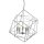 Lampe à suspendre Métal Moderne 5-flamme E14 Chrome