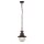 Lampe à suspendre extérieure IP44 E27 D : 21,5 cm en brun rouille JOHN
