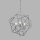 Suspension chrome 3x E14 L : 48 cm Métal Moderne HANNAH