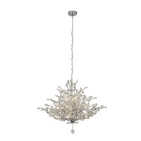 Lampe à suspendre cristal métal Ø 78...