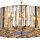 Suspension cristal ronde D : 50 cm 5x E27 Art Déco