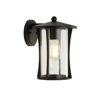 Applique extérieure IP44 E27 noir verre aluminium...