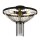 Plafonnier rond Ø 40 cm Noir Métal Acrylique Cristal