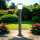 Lampe dextérieur Anthracite Blanc IP44 E27 90 cm Aluminium