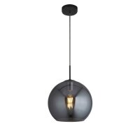 Lampe &agrave; suspendre verre fum&eacute; &Oslash; 30 cm...