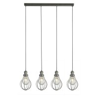 Suspension en métal L : 81 cm H. max. 1,2 m en...