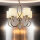 Lustre en laiton antique naturel 5 flammes E14 Ø 52 cm